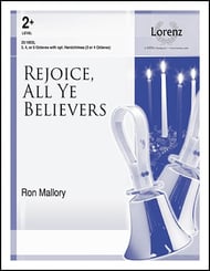 Rejoice, All Ye Believers Handbell sheet music cover Thumbnail